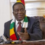 Zimbabwean president Emmerson Mnangagwa.