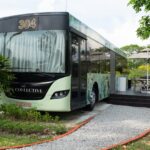 A new luxury hotel with rooms made from buses opens in Singapore