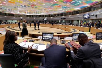 45th session of the ACP-EU Council of Ministers in Brussels, Belgium, 29 November 2022.