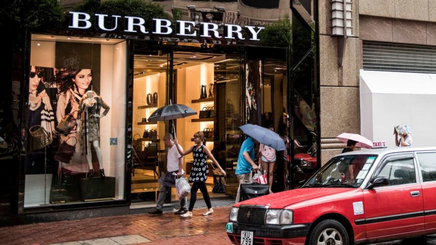 Burberry shares sink as luxury spending slowdown bites