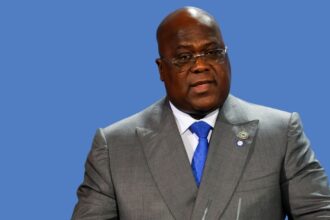 The president of the DRC, Félix Tshisekedi.