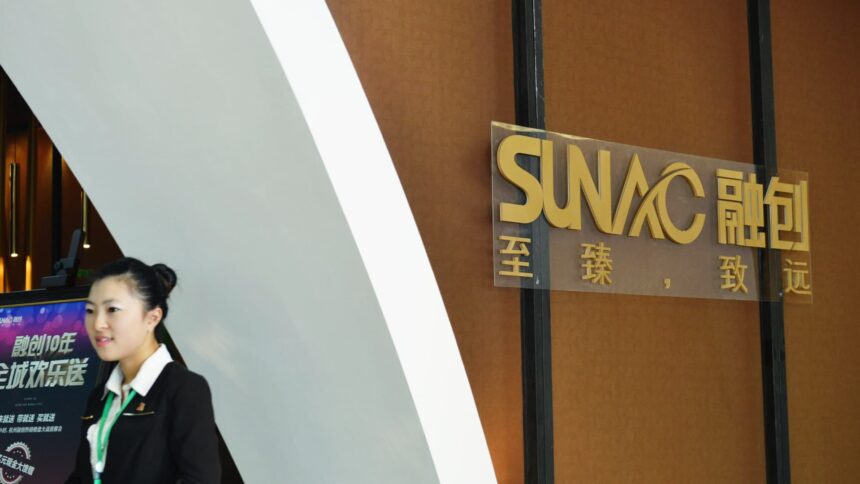 Chinese property developer Sunac says it's met restructuring conditions