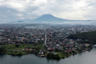 Goma, capital of North Kivu province, DRC, on 21 October 2023.