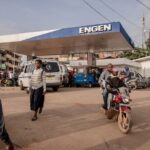 A gas station in Bukavu, DRC.