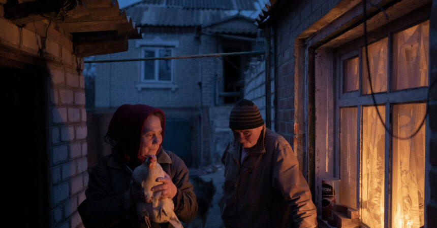 How Ukrainians Survive Winter in a Village Destroyed by War