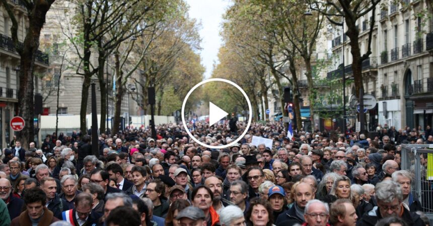 More Than 100,000 March in France Against Antisemitism