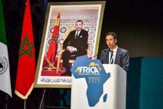 The Chairman of FM6I, Mohamed Benchaâboun, at the Africa Investment Forum in Marrakesh (8-10 November).