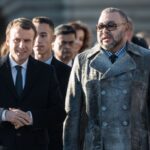 French President Emmanuel Macron and King Mohammed VI of Morocco pictured during the One Planet Summit in Paris, on 12 December 2017.