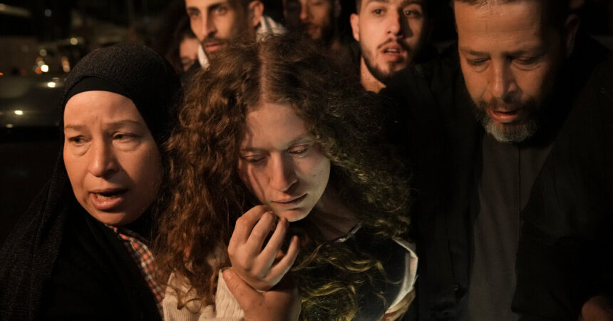 Palestinian Activist Ahed Tamimi Freed From Israeli Prison in Hostage Exchange