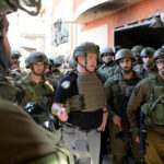 Prime Minister Netanyahu Visits Israeli Troops in Gaza