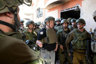 Prime Minister Netanyahu Visits Israeli Troops in Gaza