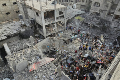 Rescuers Search Rubble for Victims in Jabaliya