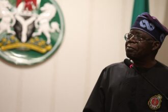 Nigeria’s president Bola Ahmed Tinubu in Abuja on 29 October 2023.