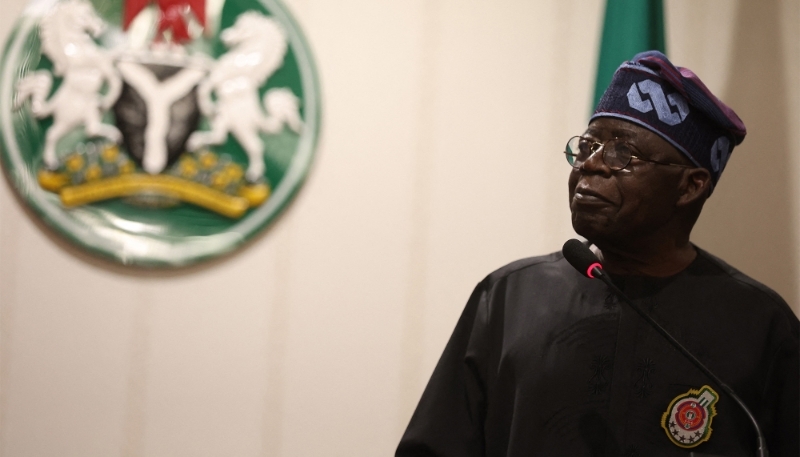 Nigeria’s president Bola Ahmed Tinubu in Abuja on 29 October 2023.