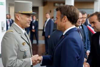 French President Emmanuel Macron with France