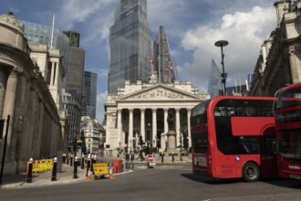 Bank of England holds, says rates to stay high for 'extended period'