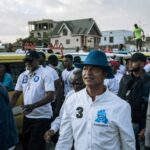 Moise Katumbi at an election rally in Goma on 23 November 2023.