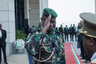 Transition President Brice Oligui Nguema in Burundi, 20 October 2023.