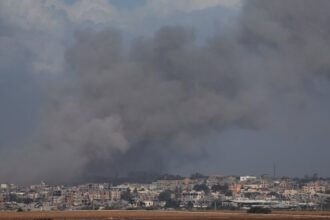 Israel strikes targets across the Gaza Strip.