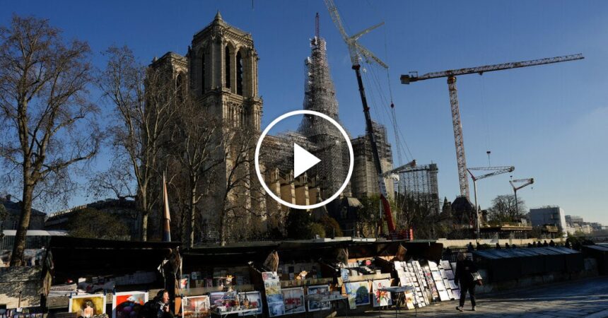 Macron Visits Notre-Dame as Restoration Continues