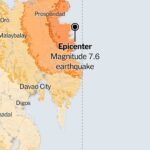 Map: 7.6-Magnitude Earthquake Strikes the Philippine Sea