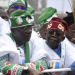 Lagos State Governor Babajide Sanwo-Olu and President Bola Tinubu on 26 November 2022.