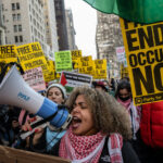 Pro-Palestinian Protest in NYC Denounces U.S. Veto of Cease-Fire Resolution