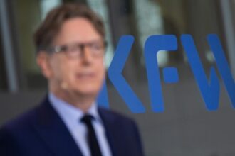 Stefan Wintels, Chairman of the Executive Board of KfW, on 31 January 2023 in Hesse, Germany.