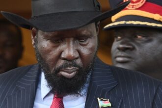 South Sudanese president Salva Kiir.