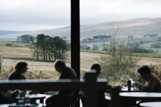 The UK's motorway service station in Cumbria