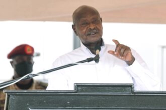 Ugandan President Yoweri Museveni in Kampala, Uganda, 17 October 2023.