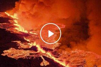 Volcano in Iceland Erupts