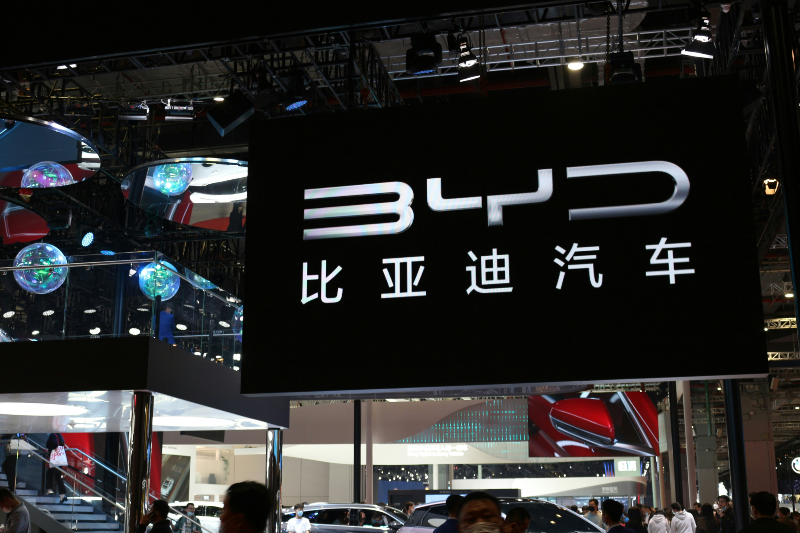 BYD Electric Cars and Tesla Go Head to Head in Final Quarter of 2023