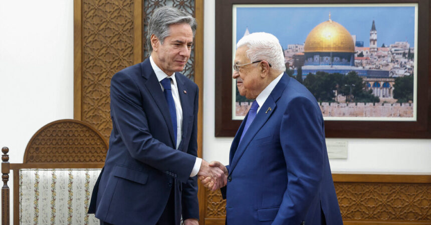 Blinken Talks About Gaza’s Future in Meeting With Palestinian Authority Leader