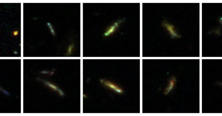 Galaxies in the Early Universe Were Shaped Like Bananas, Study Suggests