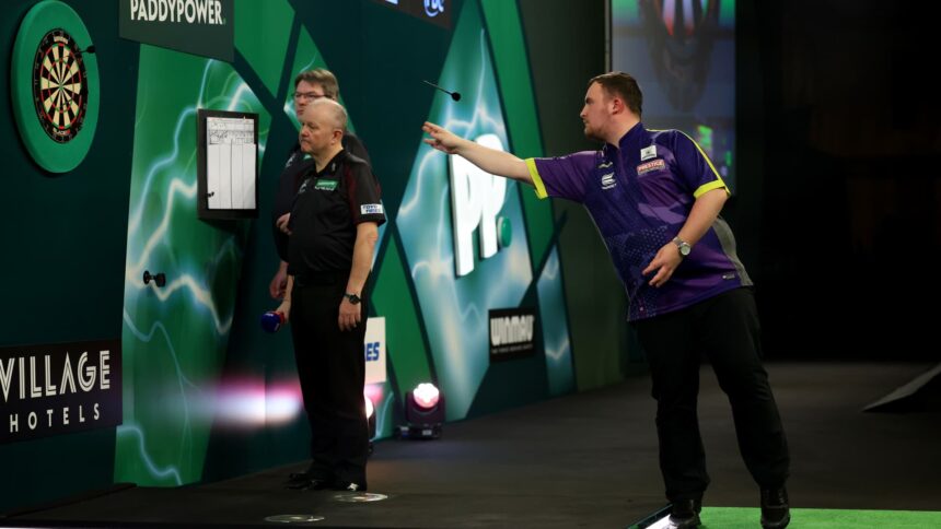 Luke Littler storms to PDC darts final with £500,000 prize at stake