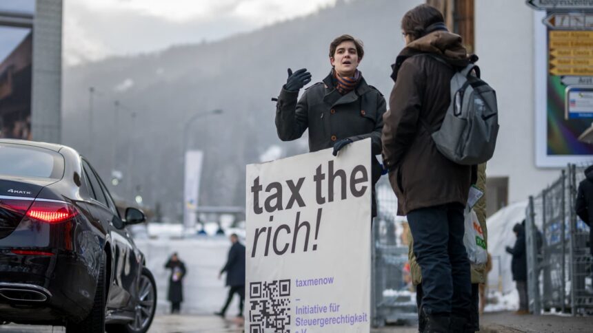 Mega rich renew call on global leaders at Davos to 'tax our extreme wealth'