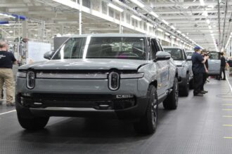 Rivian Q4 EV deliveries fall, stock slips