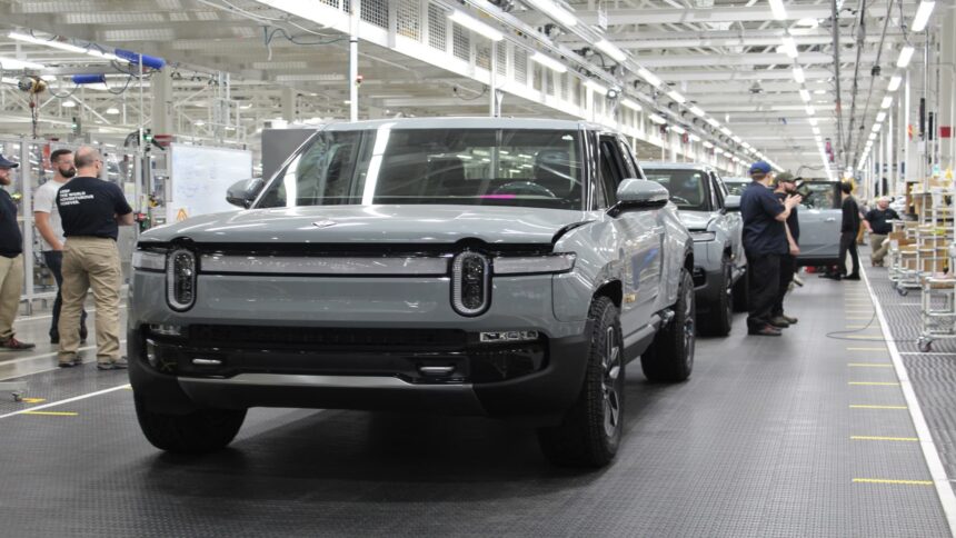 Rivian Q4 EV deliveries fall, stock slips