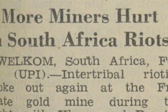 1974: 5 More Miners Hurt in South Africa Riots