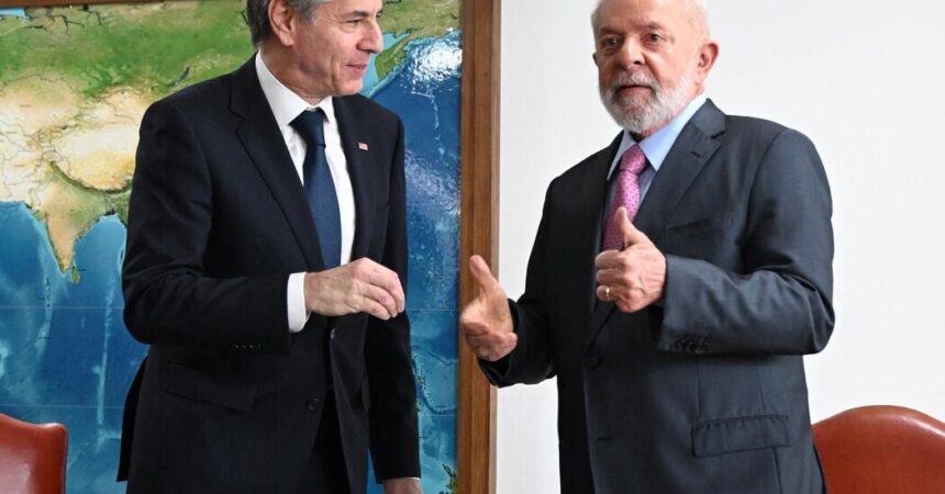 Blinken Meets With Brazil’s President Over Israel