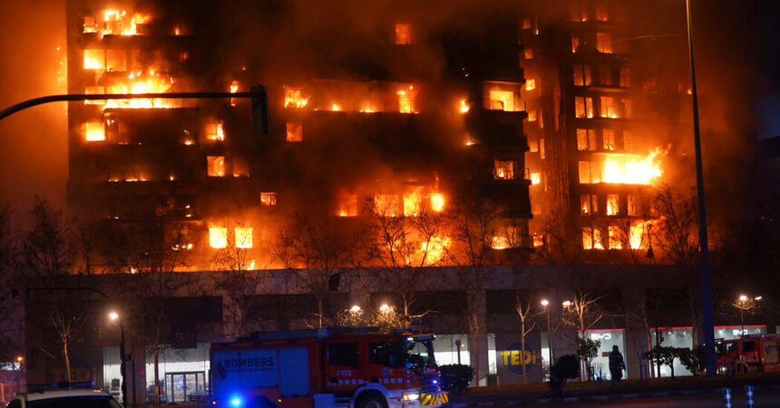 Fire in High-Rise Apartment Complex Kills at Least 4 in Valencia, Spain