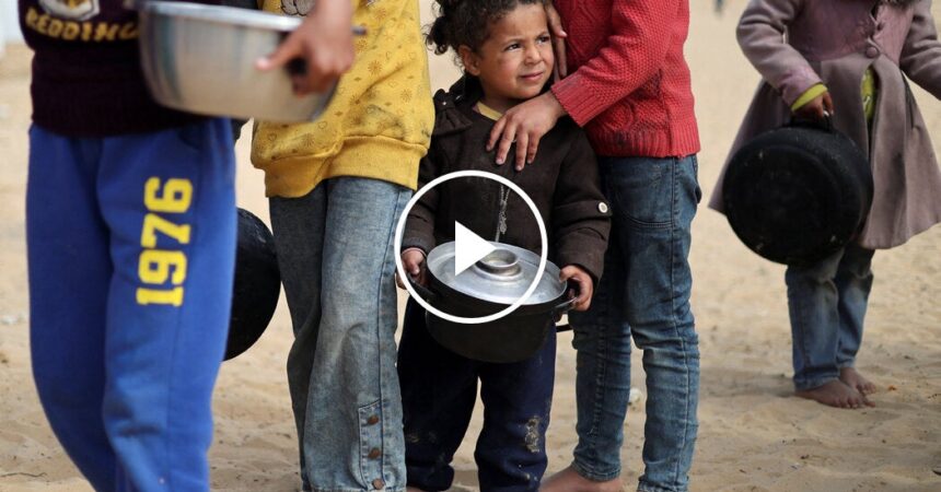 Gazan Family Eats Cactus Amid Food Shortage