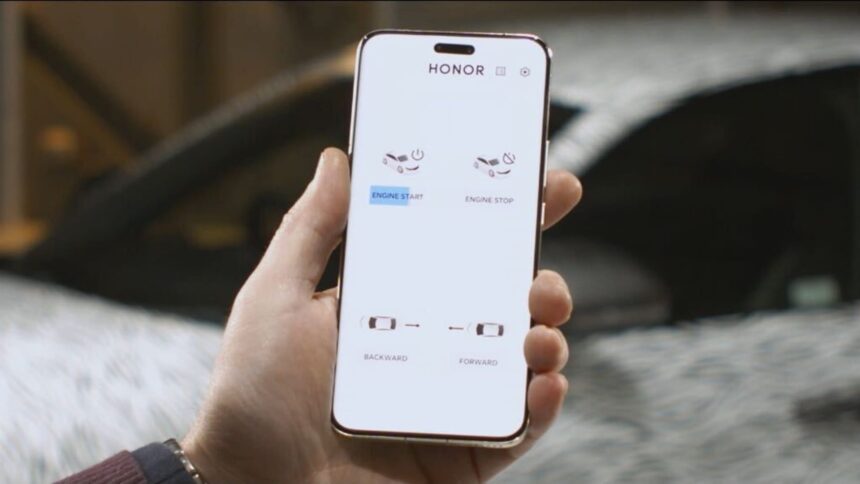 Honor shows off tech in Magic 6 Pro to control a car with your eyes