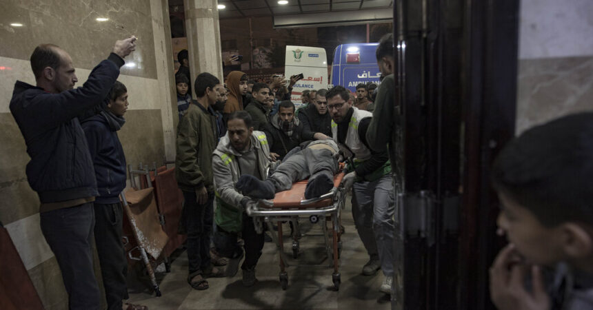 Hundreds Flee One of Gaza’s Last Working Hospitals, Fearing Israeli Attack