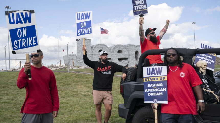 Jeep, Dodge-maker Stellantis' profit slides as Detroit Three strikes bite