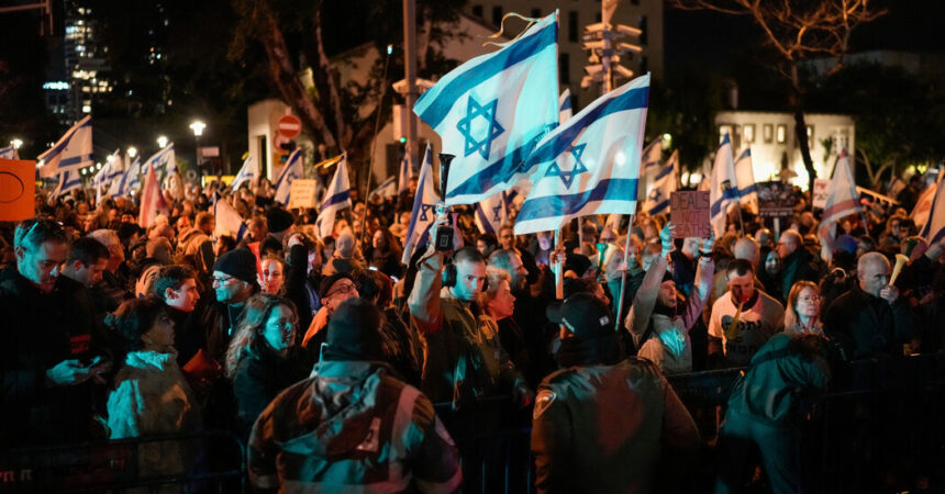 Tel Aviv Protesters Show Anger Toward Netanyahu and Israel’s Government