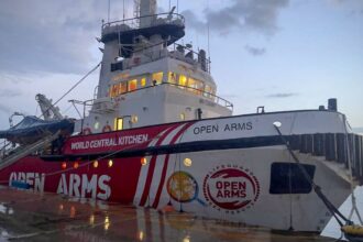 First ship carrying aid approaches Gaza Strip as Israel accused