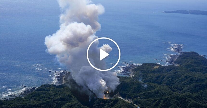 Japanese Rocket Explodes After Liftoff