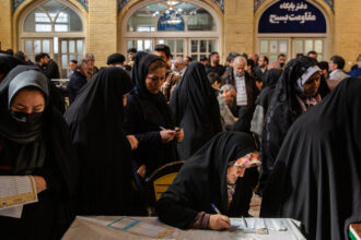 Many Iranians Boycott Elections, Despite Pleas and Roses